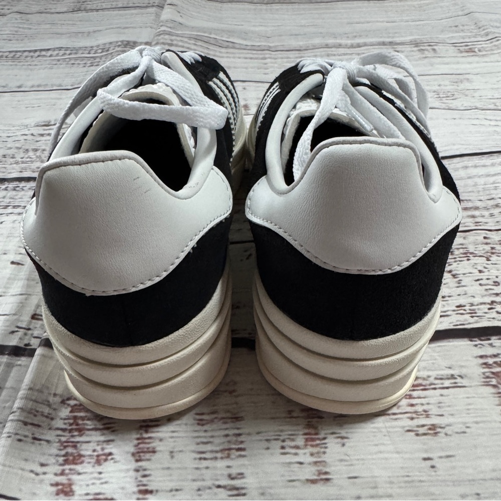 Adidas Gazelle Bold in Black and White womens size 5.5 NWOB - Picture 9 of 9